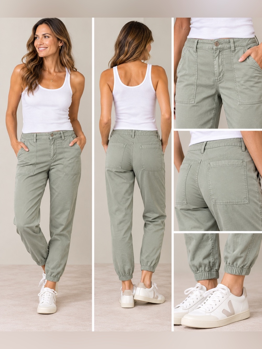 Frank & Eileen Olive Green Jameson Jogger Pants